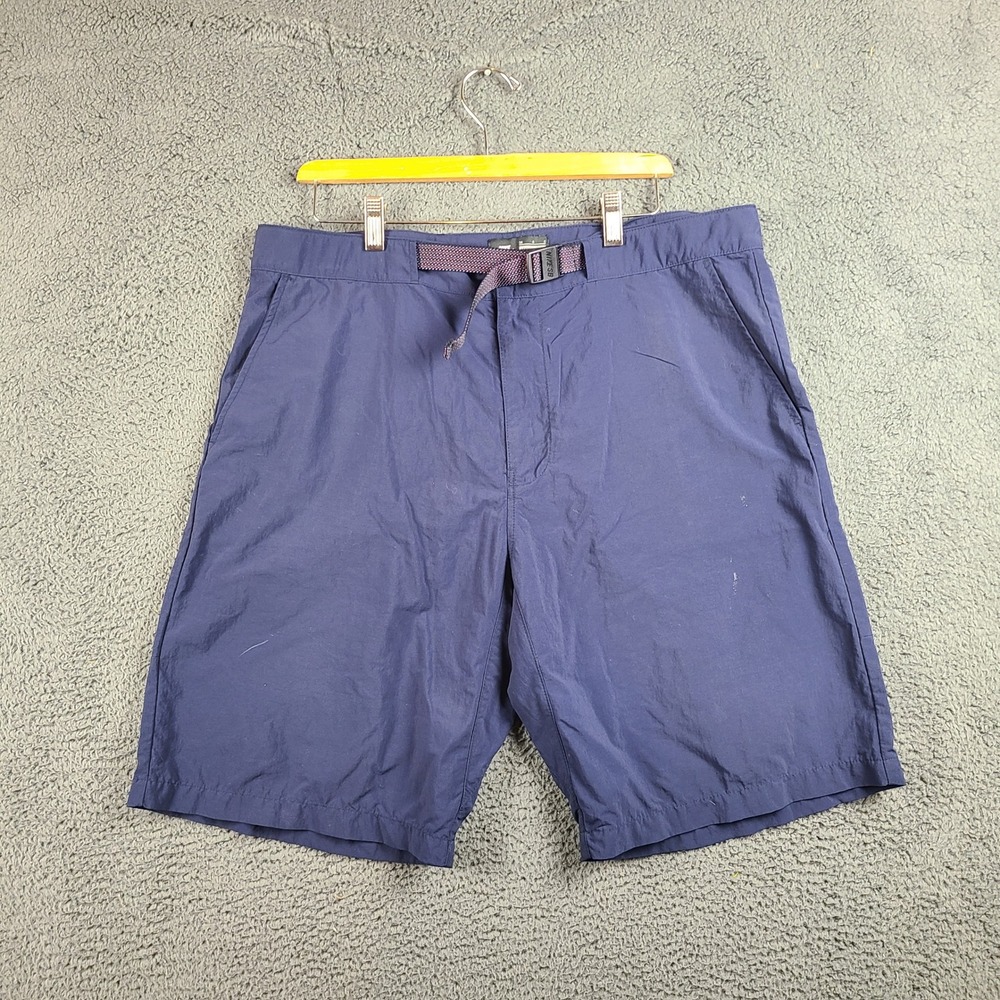 Nike SB Everett Reveal Shorts Mens 36 Navy Blue Nylon Belted 807550-451